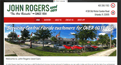 Desktop Screenshot of johnrogersusedcars.com